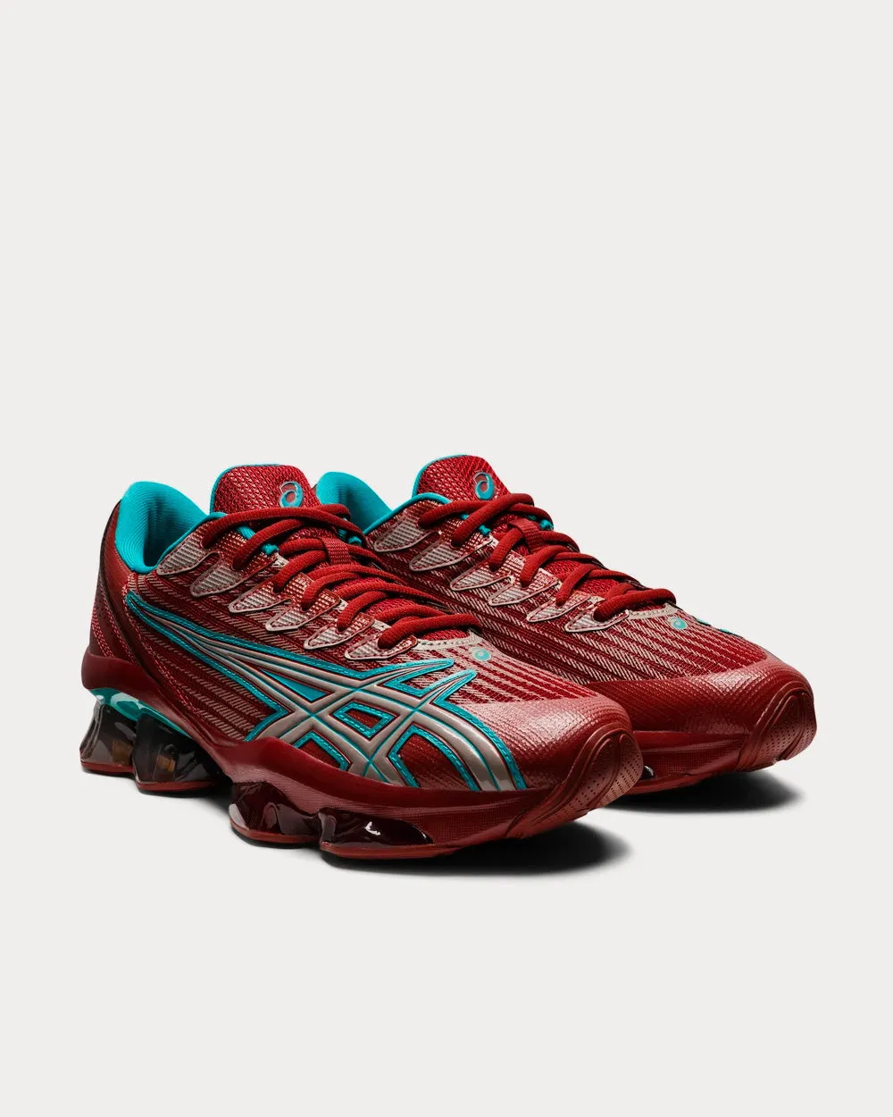 Gel-Quantum Levitrak Fired Brick / Blue Grass Low Top Sneakers