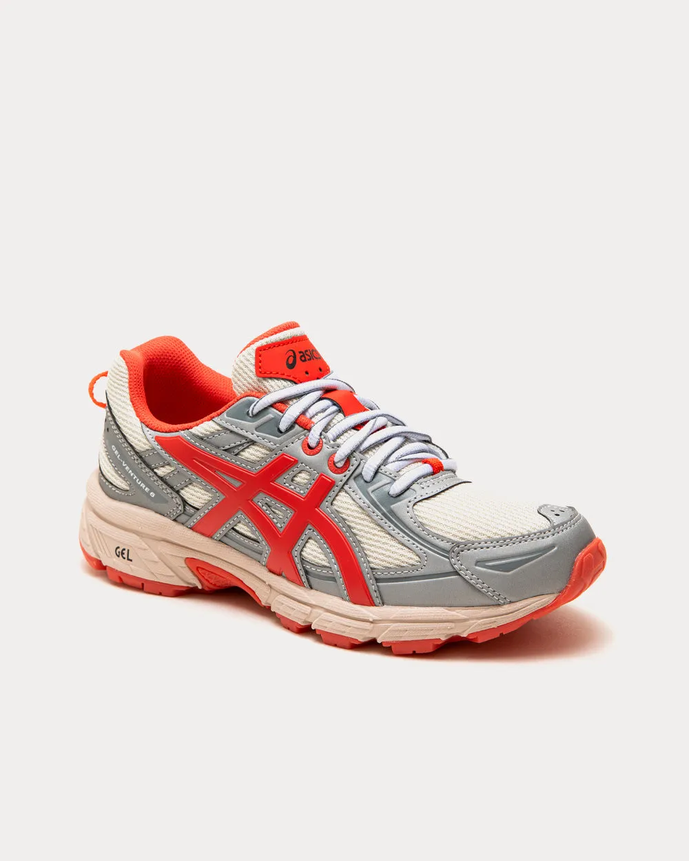 Gel-Venture 6 Cream / Red Low Top Sneakers