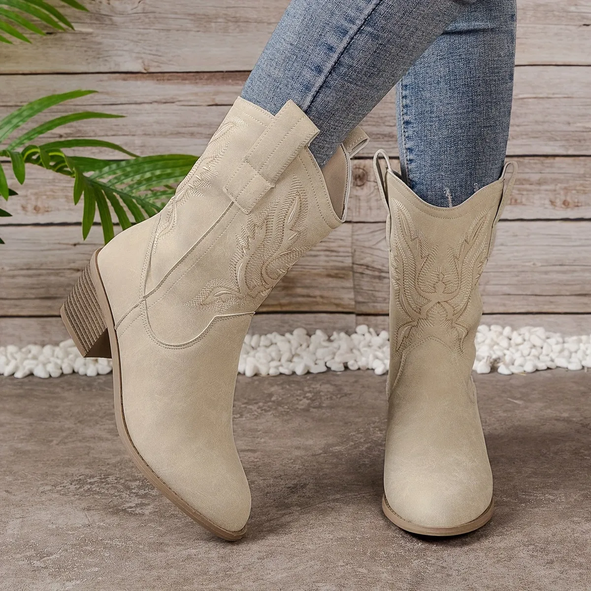 Gemma | Fashionable Western-Inspired Boots