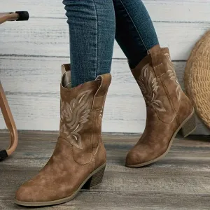 Gemma | Fashionable Western-Inspired Boots