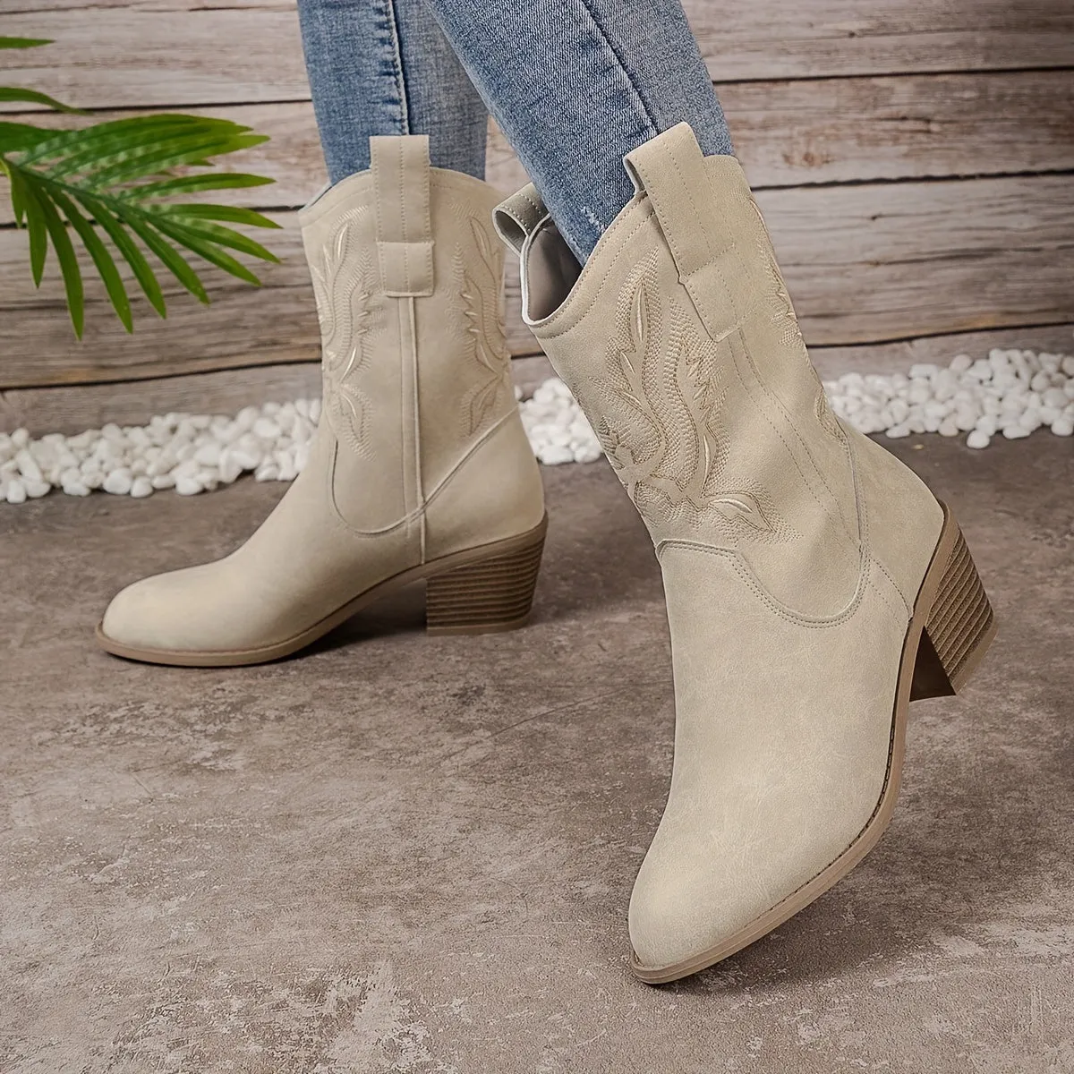 Gemma | Fashionable Western-Inspired Boots