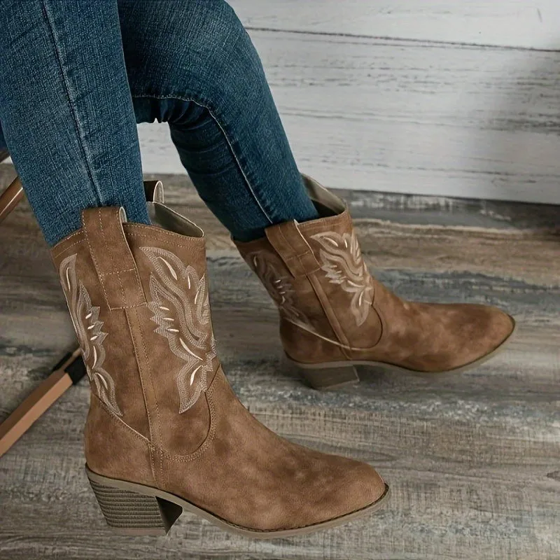 Gemma | Fashionable Western-Inspired Boots