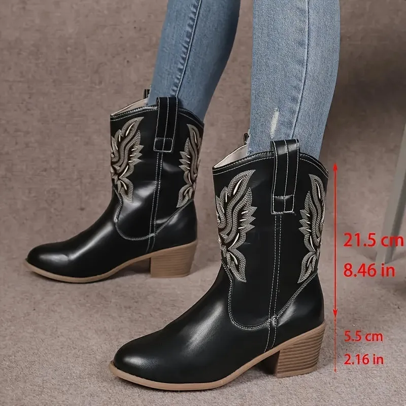 Gemma | Fashionable Western-Inspired Boots
