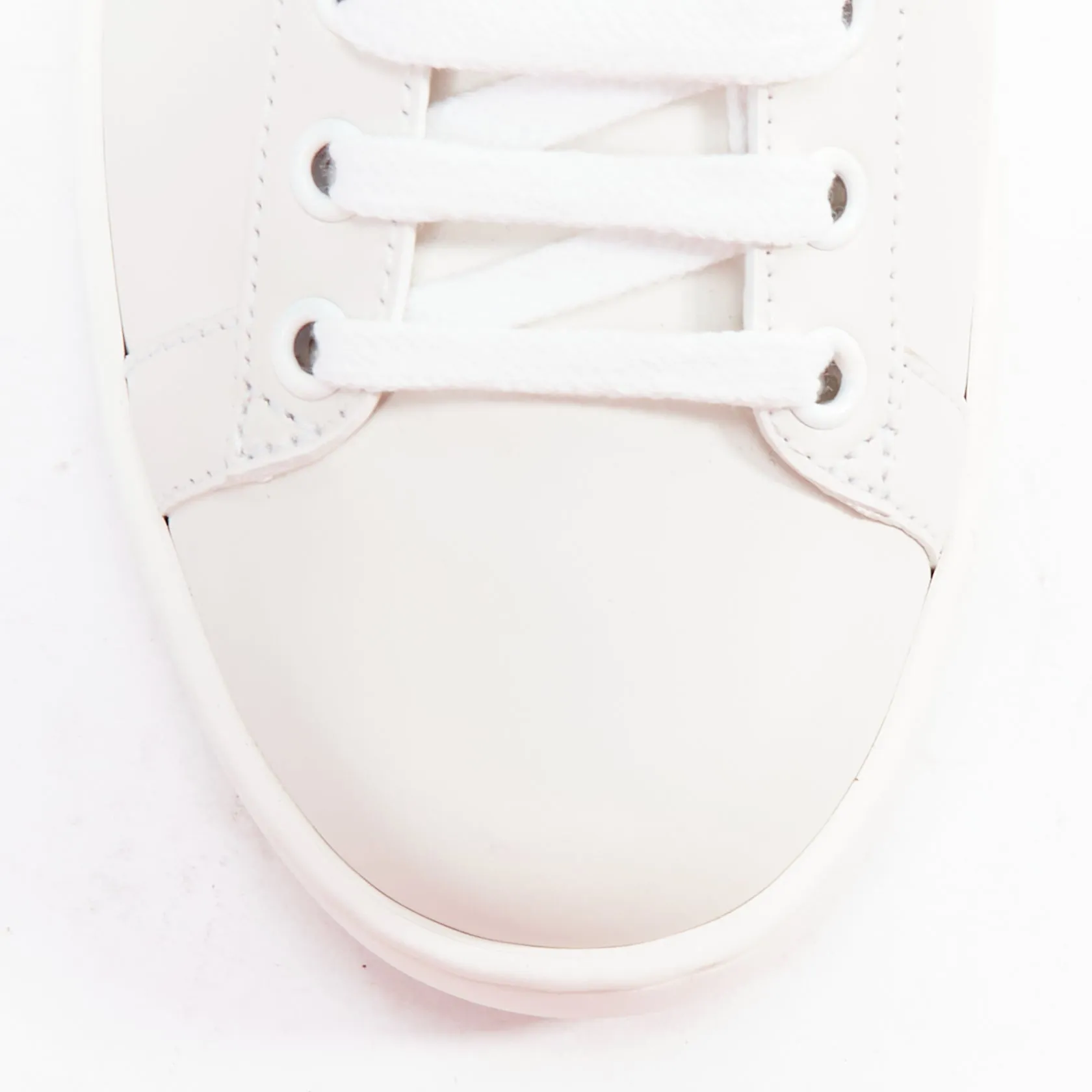 GUCCI Ace Tennis white embroidered logo low top sneakers EU37