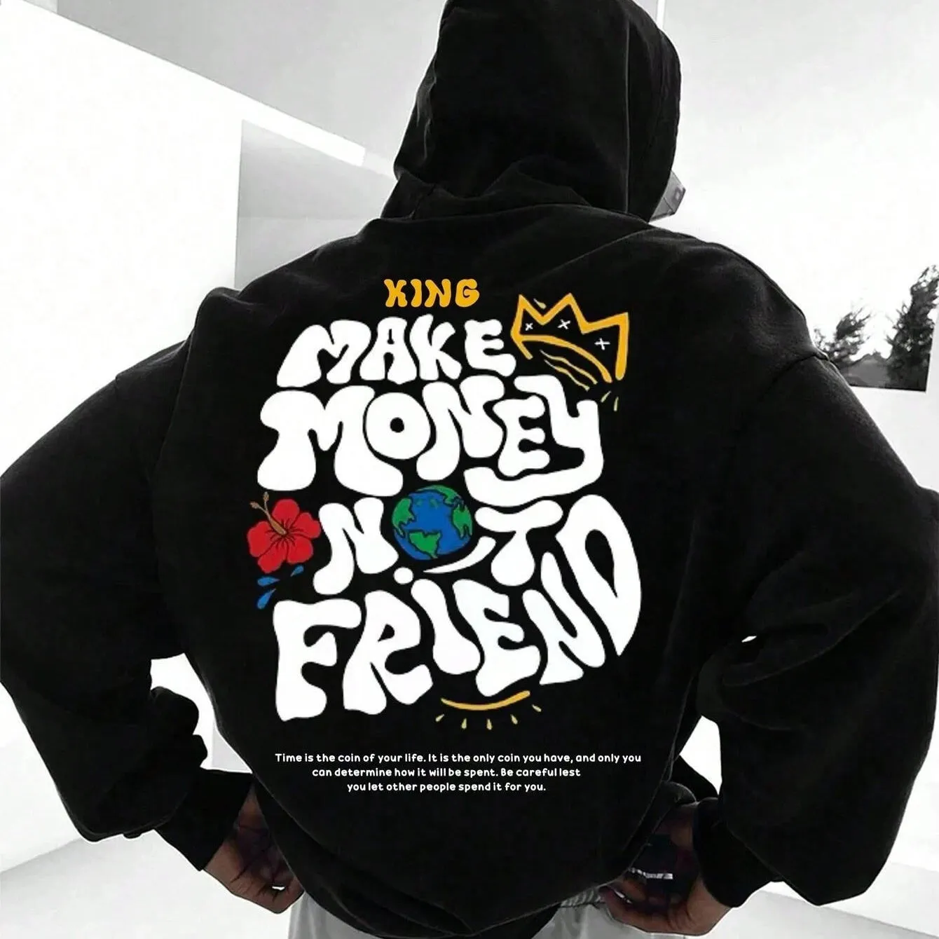 Harajuku Fashion Hooded Sweatshirt From Kawaii Stop