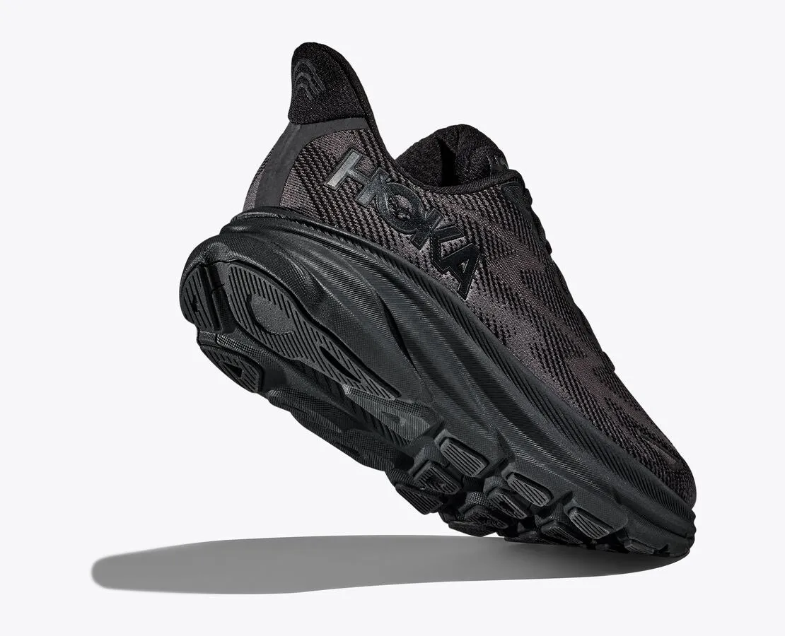 Hoka Women's Clifton 9 - Black / Black