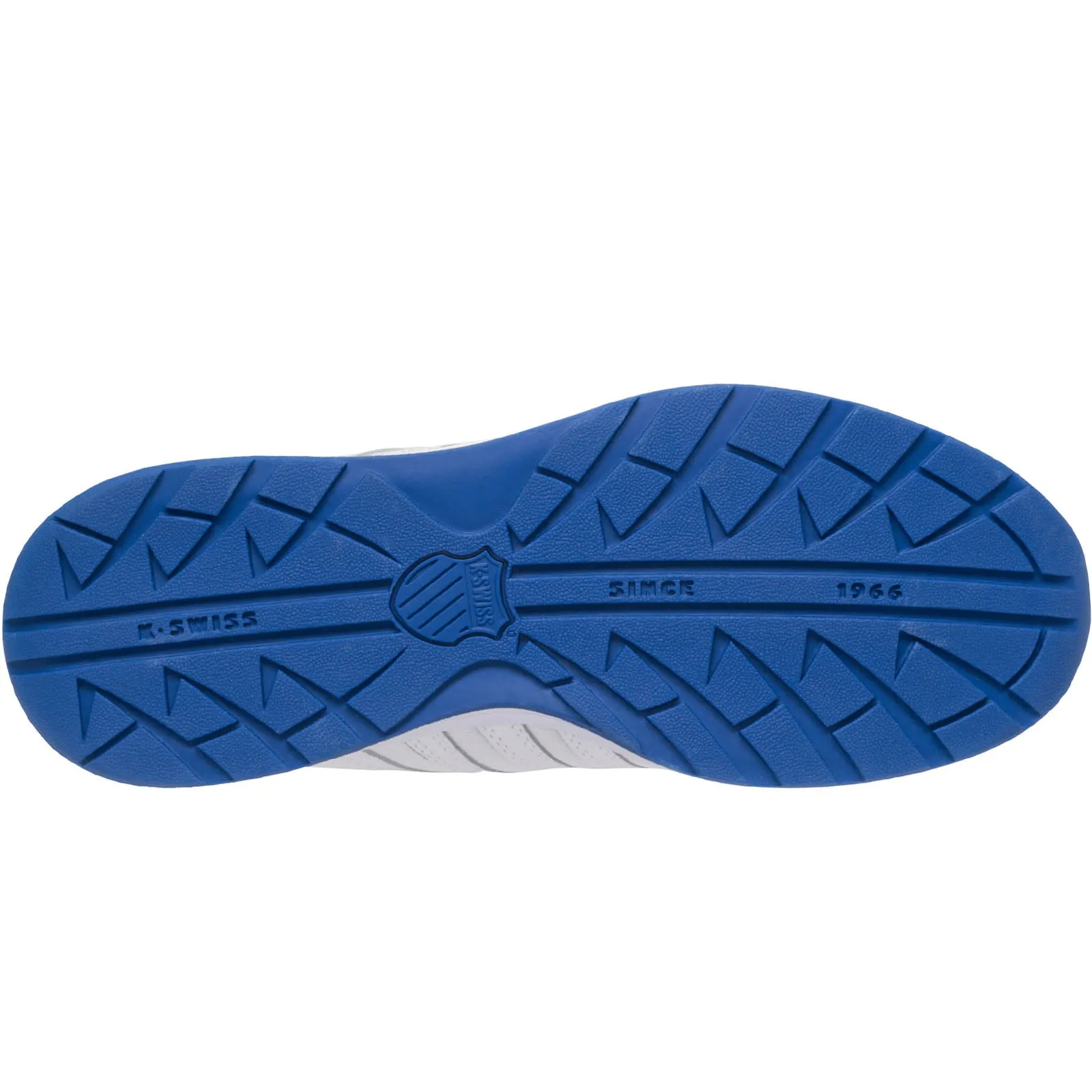 K-Swiss Mens Vista Low Rise Retro Leather Trainers - White