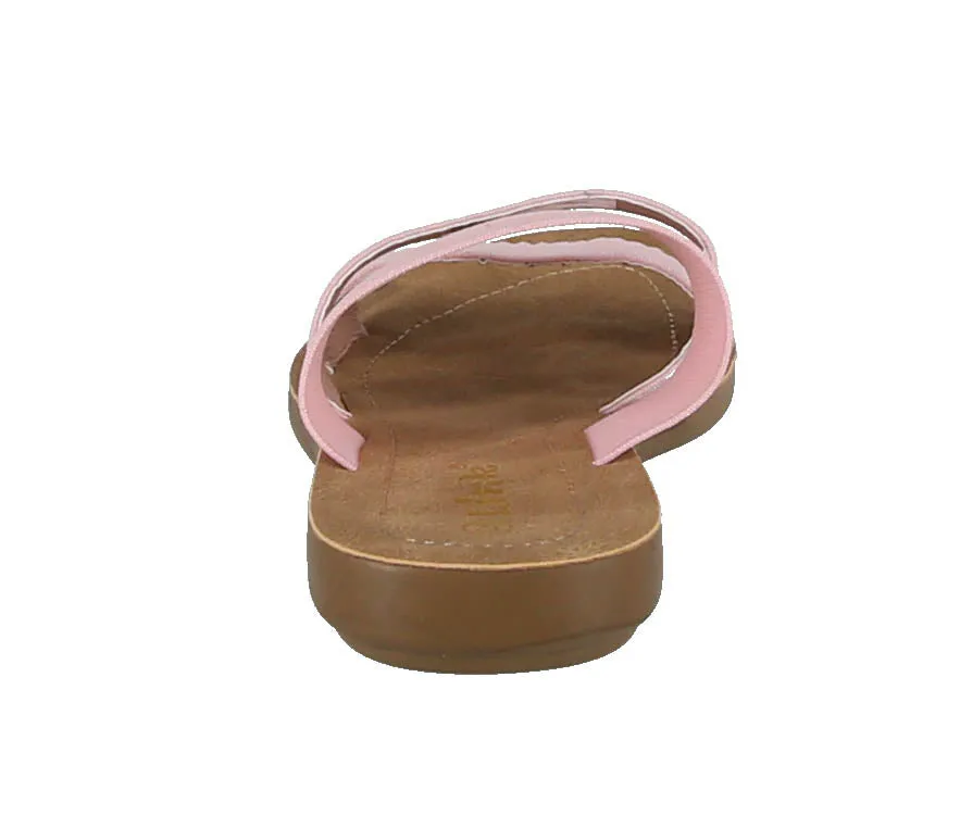 KID'S SHOES PINK FABRIC SANDALS REFORM-21K