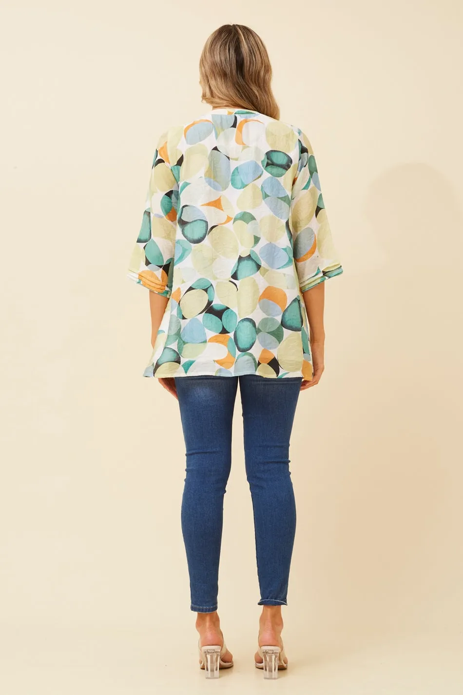 LUBY ABSTRACT PRINT TOP