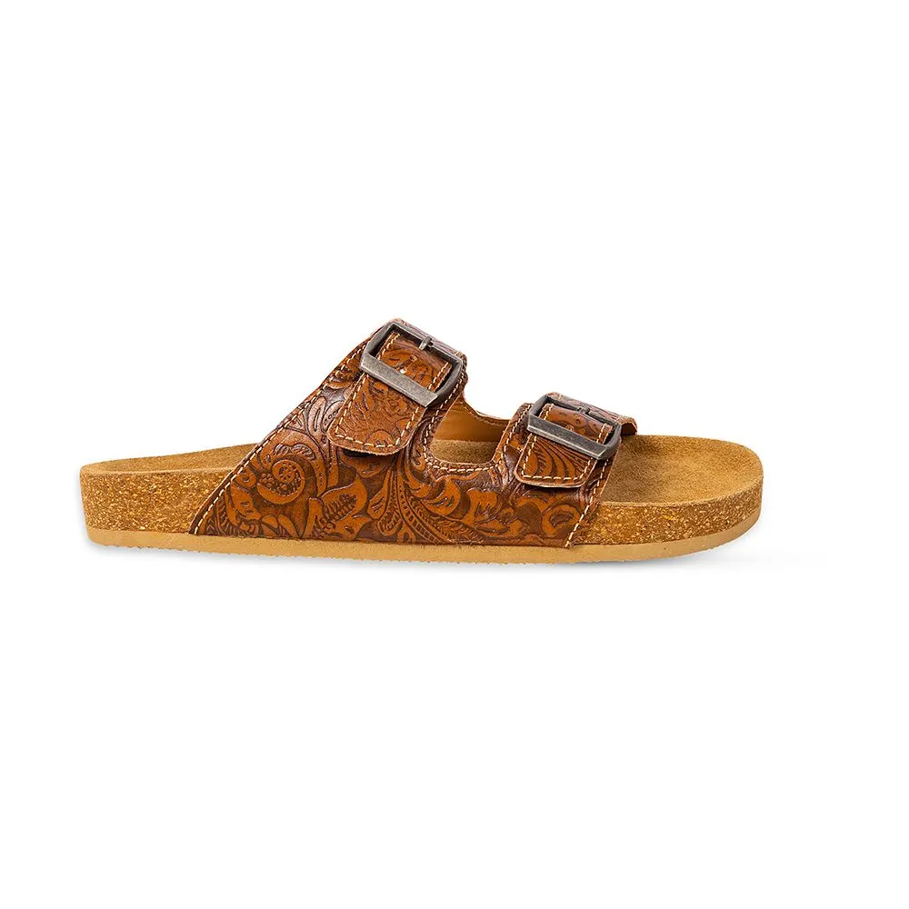 Maggie Tooled Sandals