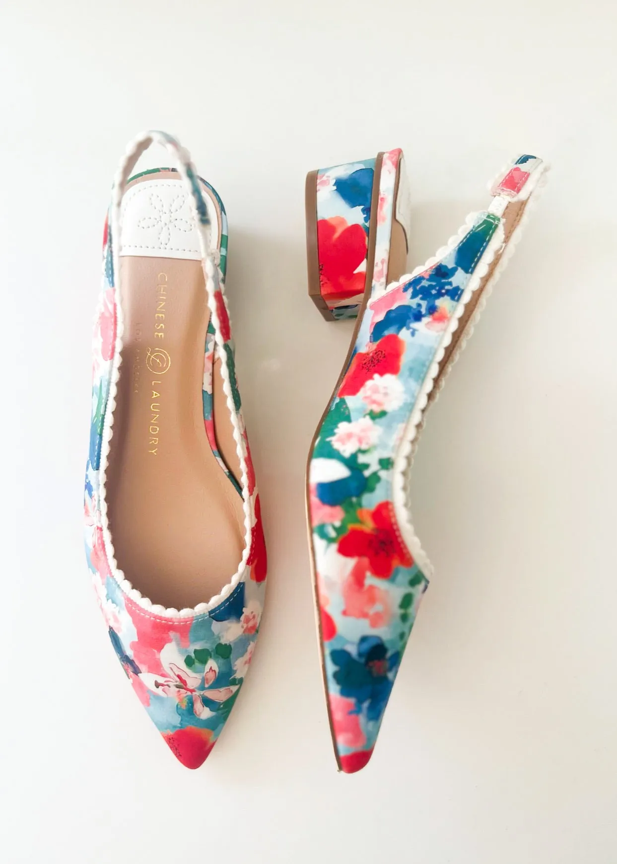 MANGO BLOOM SLINGBACKS