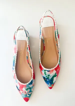 MANGO BLOOM SLINGBACKS