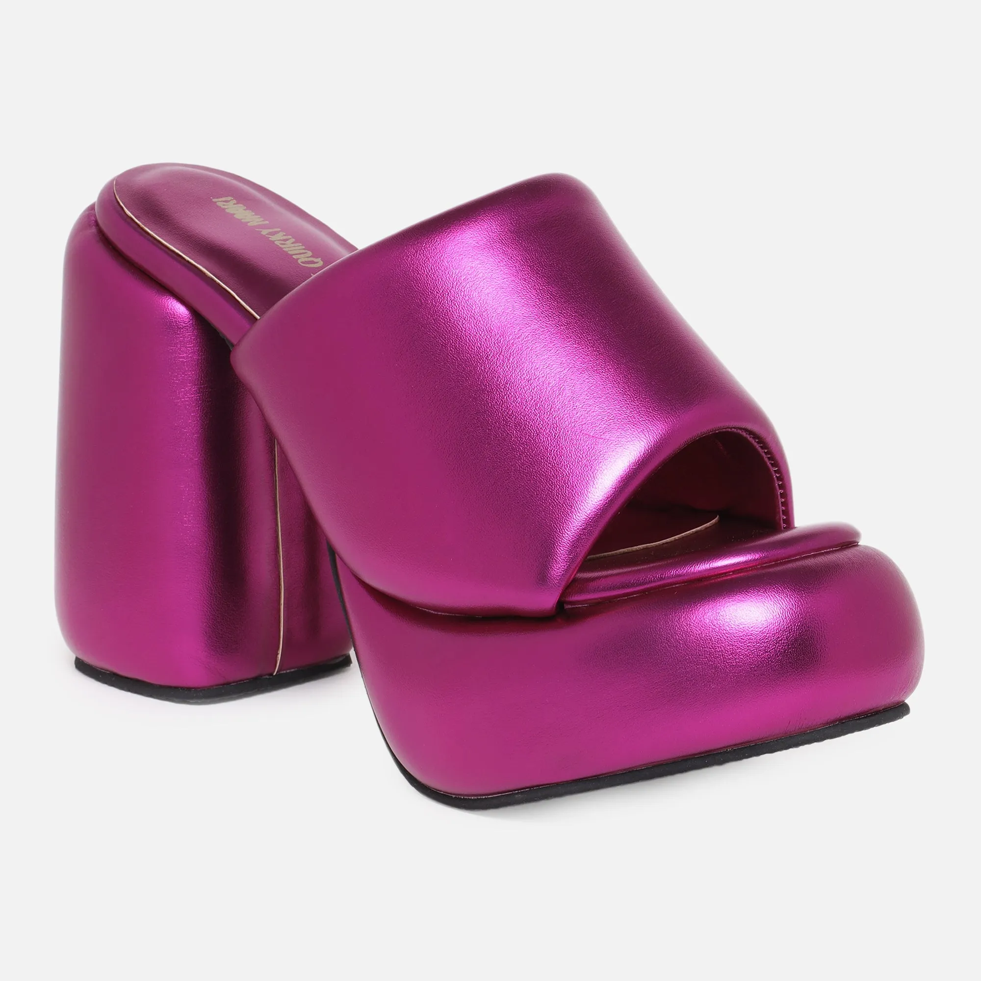 Metallic Chunks - Fuchsia