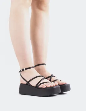 Miel Black Leather