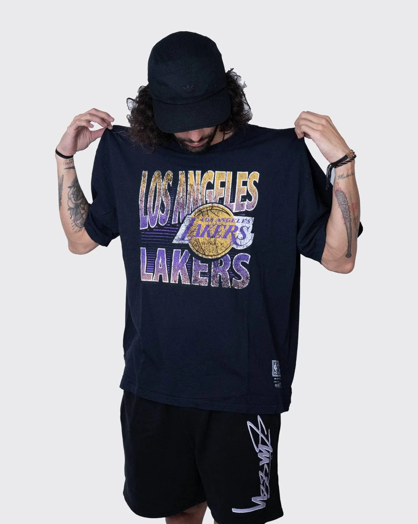 Mitchell & Ness Incline Lakers Stack Tee MNLL0570