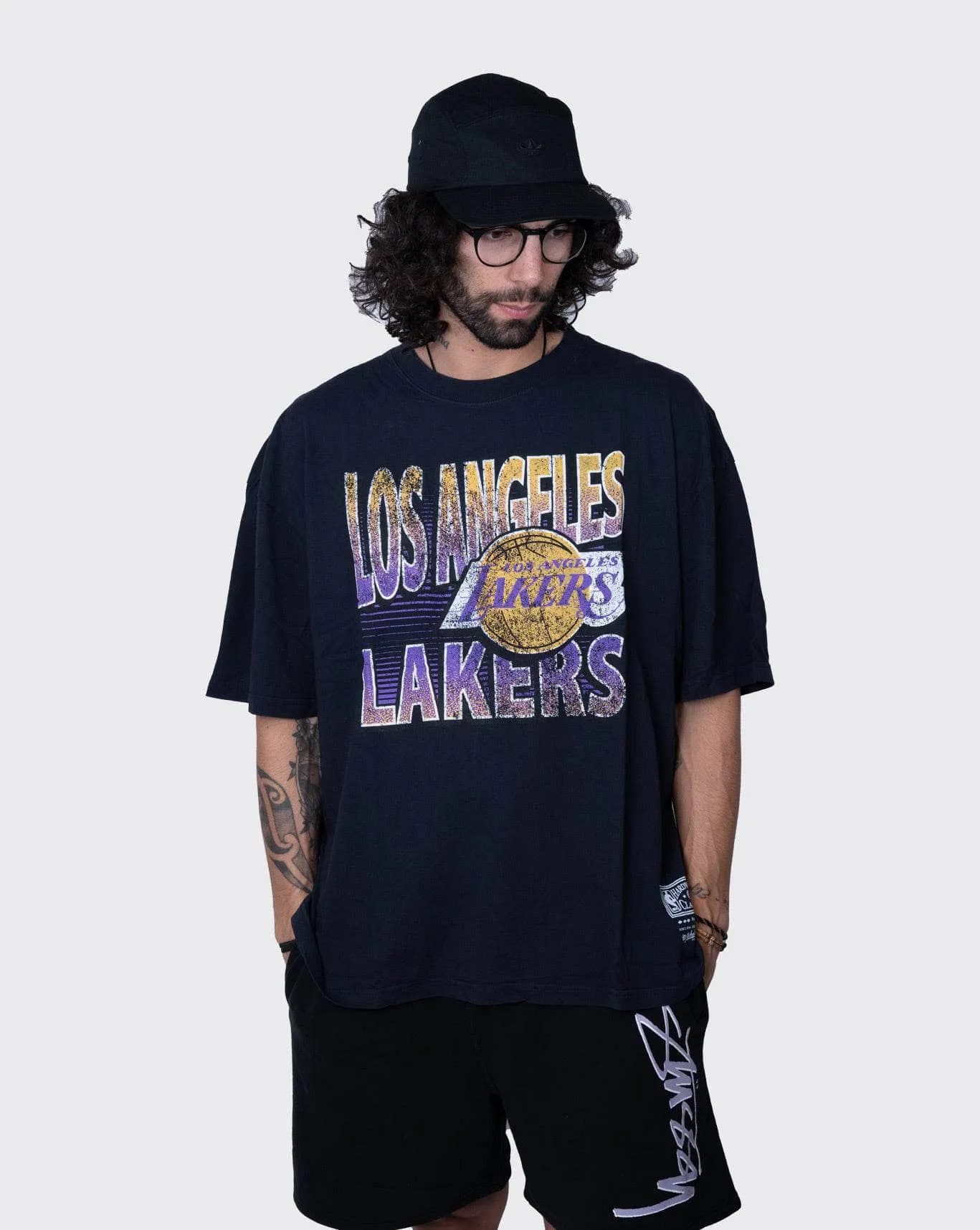 Mitchell & Ness Incline Lakers Stack Tee MNLL0570