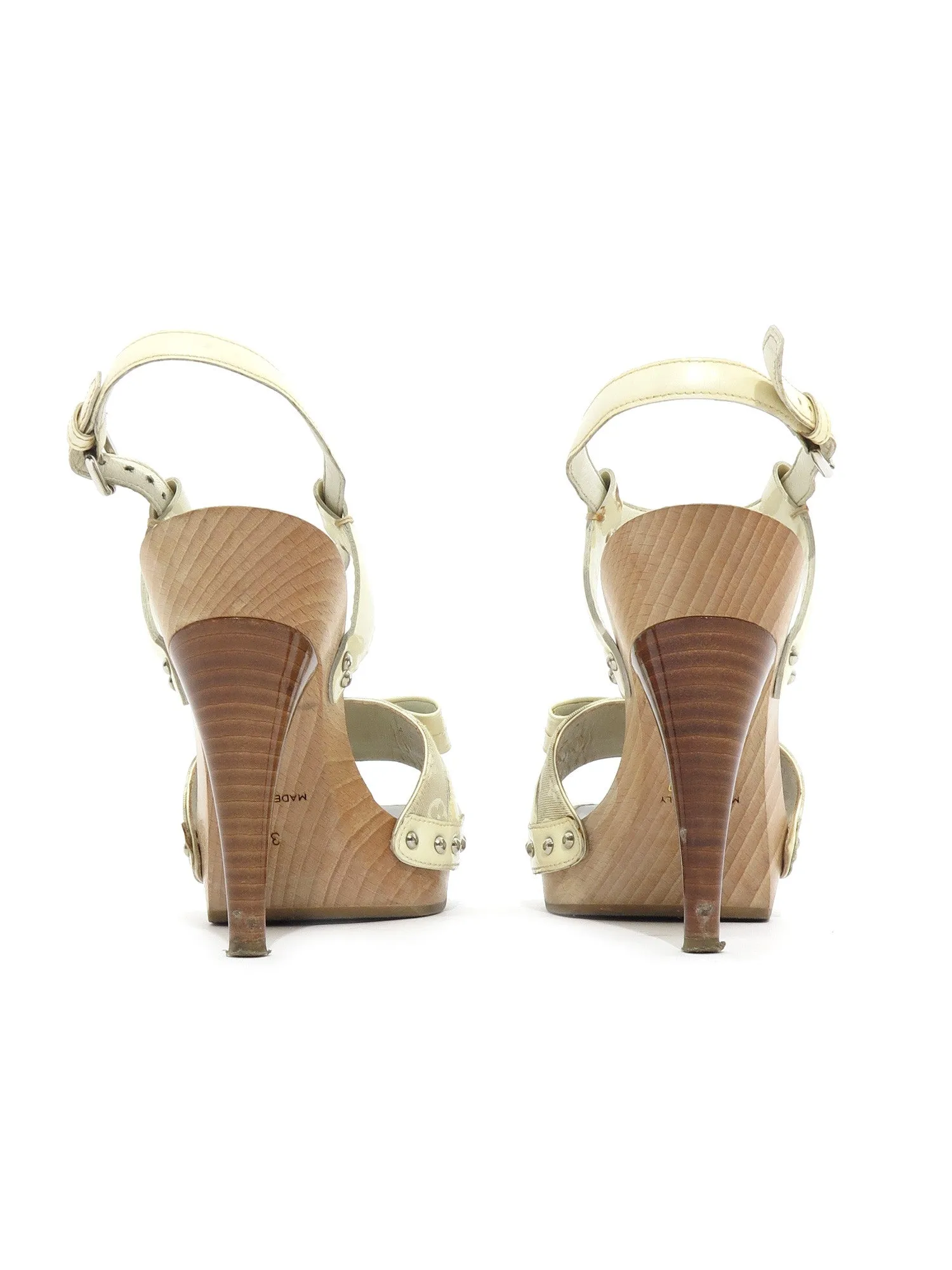 Monogram Bow Sandals