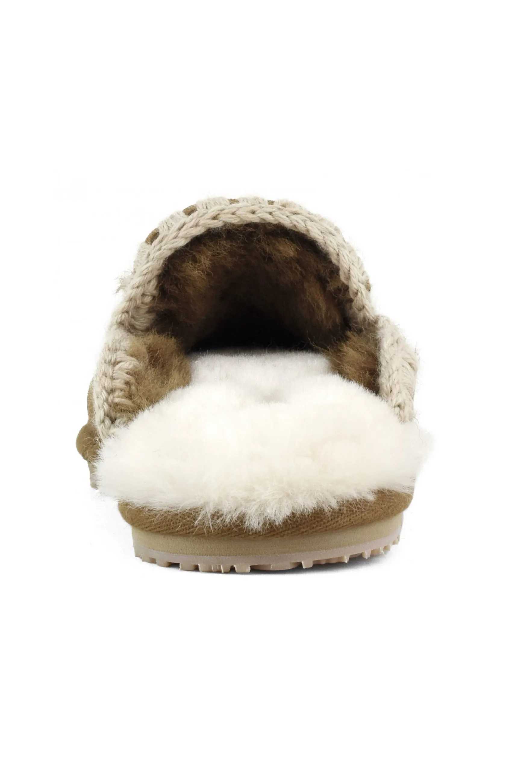 MOU Suede Fill Eskimo Stitch Slipper