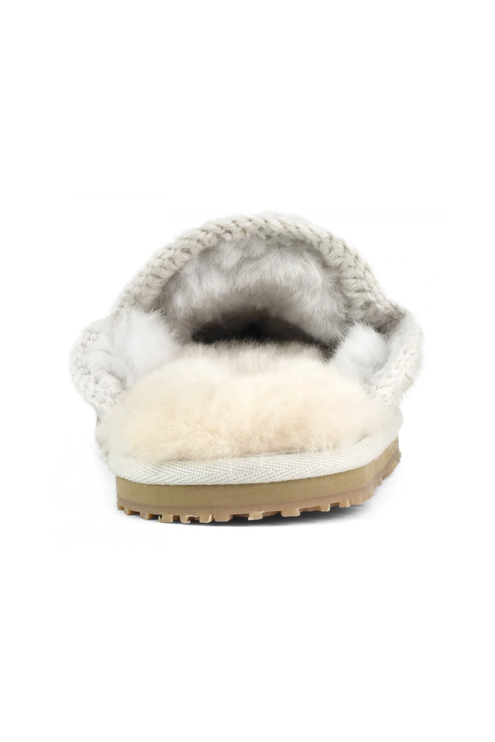 MOU Suede Fill Eskimo Stitch Slipper