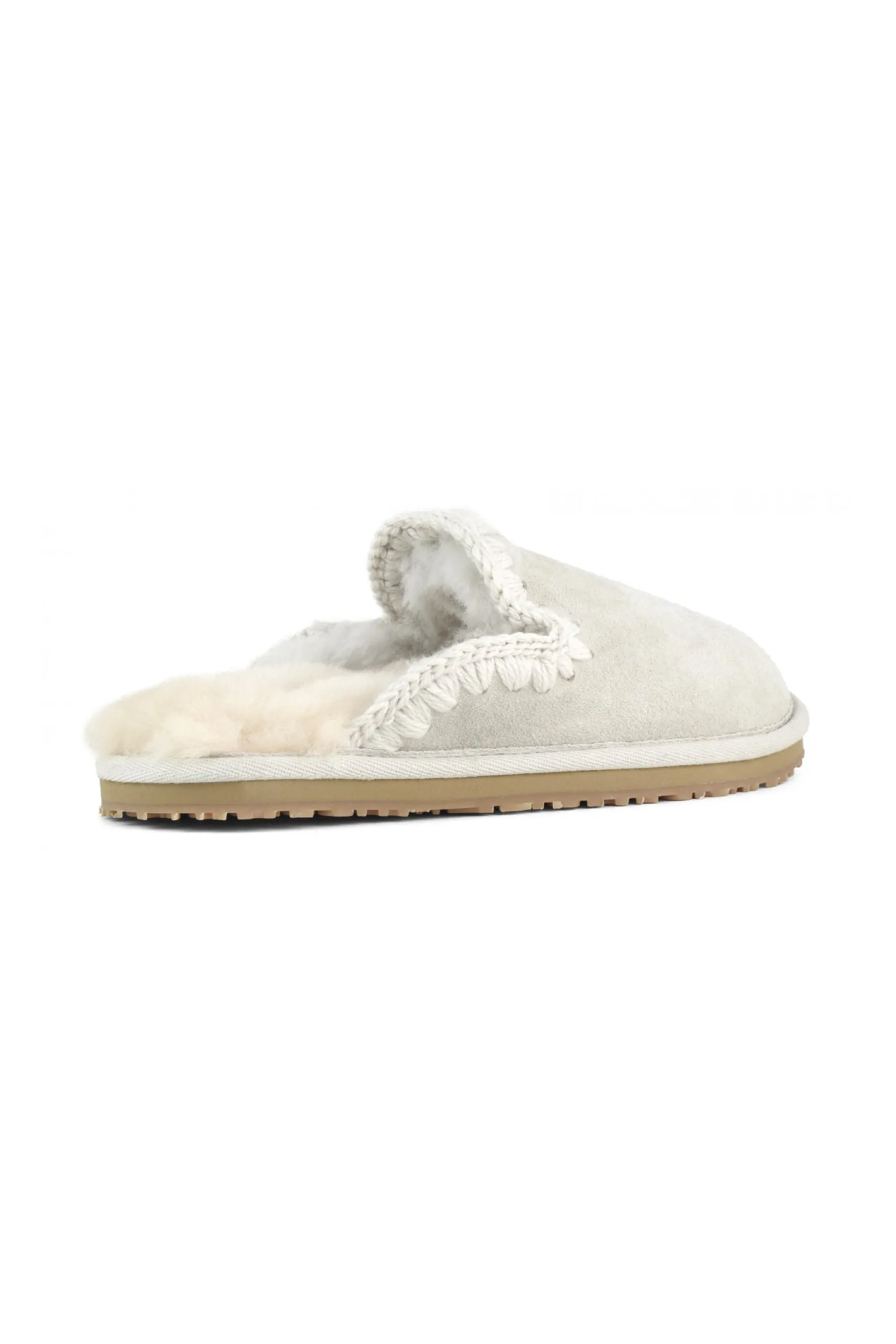 MOU Suede Fill Eskimo Stitch Slipper