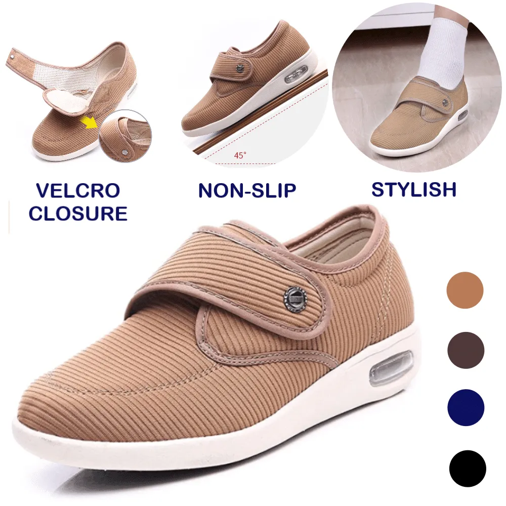 Nanccy Plus Size Wide Diabetic Shoes For Swollen Feet Width Shoes-NW002