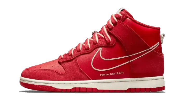 Nike Dunk High First Use University Red