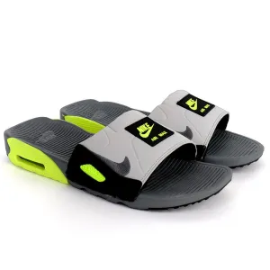 NK Camden White And Lemon Designed Sneaker Sole Men's Slide