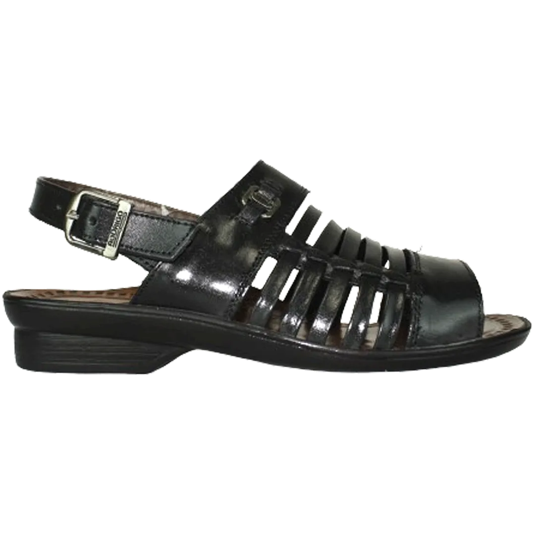 OPELA Rodrigo LEATHER  Black Sandal