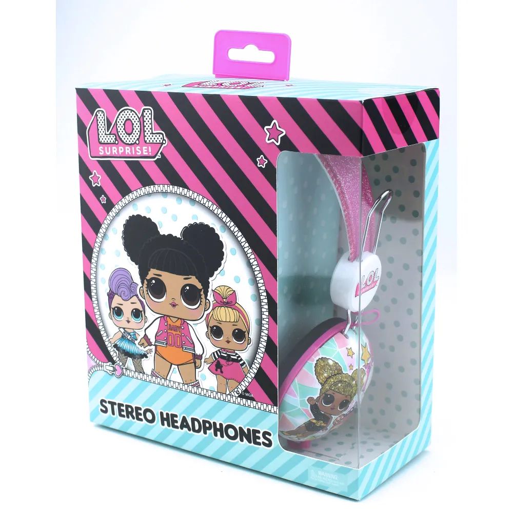 [OPEN BOX] OTL On-Ear Folding Headphone LOL Surprise Glitter Glam - Multi-color