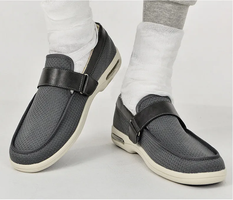 Owlkay Plus Size Wide Diabetic Shoes For Swollen Feet Width Shoes-NW043