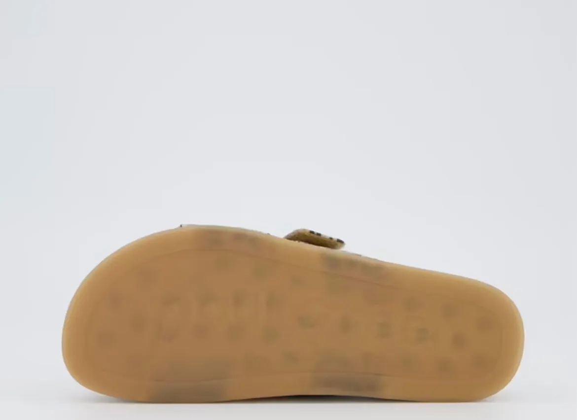 Paul Green leopard print suede platform sandals