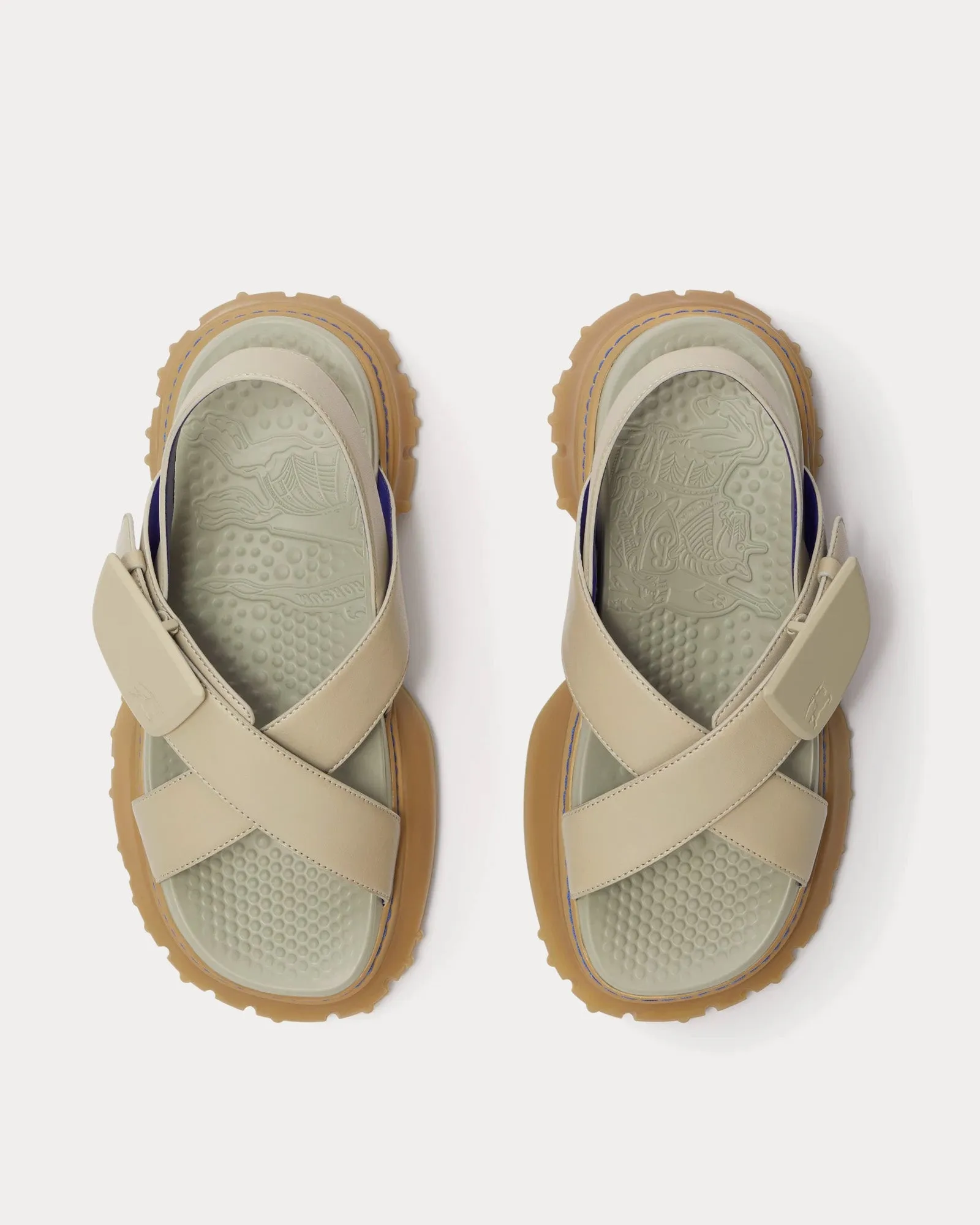 Pebble Leather Field Sandals