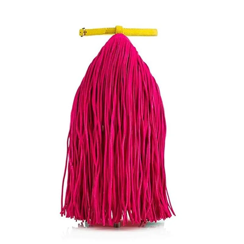 Peep Toe Fringe High Heel