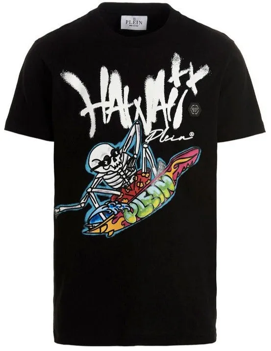 Philipp Plein Skull Hawaii T-Shirt