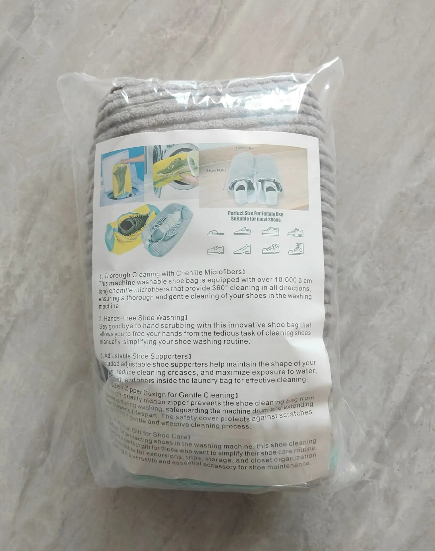 Portable Shoe Washing Bag – for Sneakers & Shoes