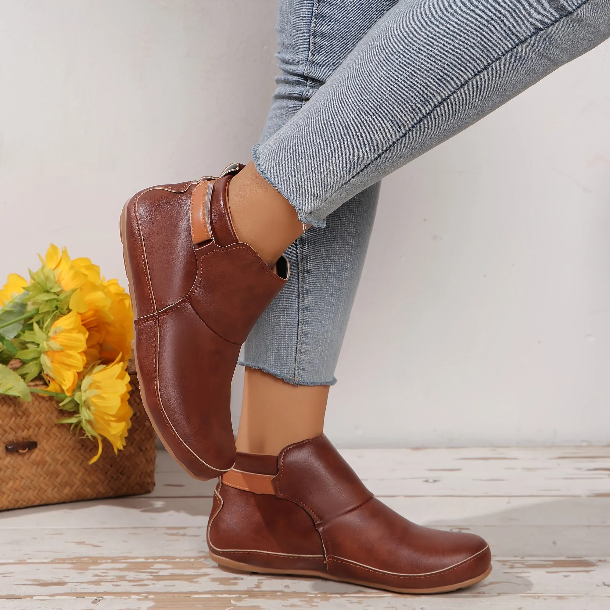 Ruby | Trendy Slip-On Platform Boots