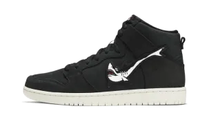 SB Dunk High Oski Shark Black