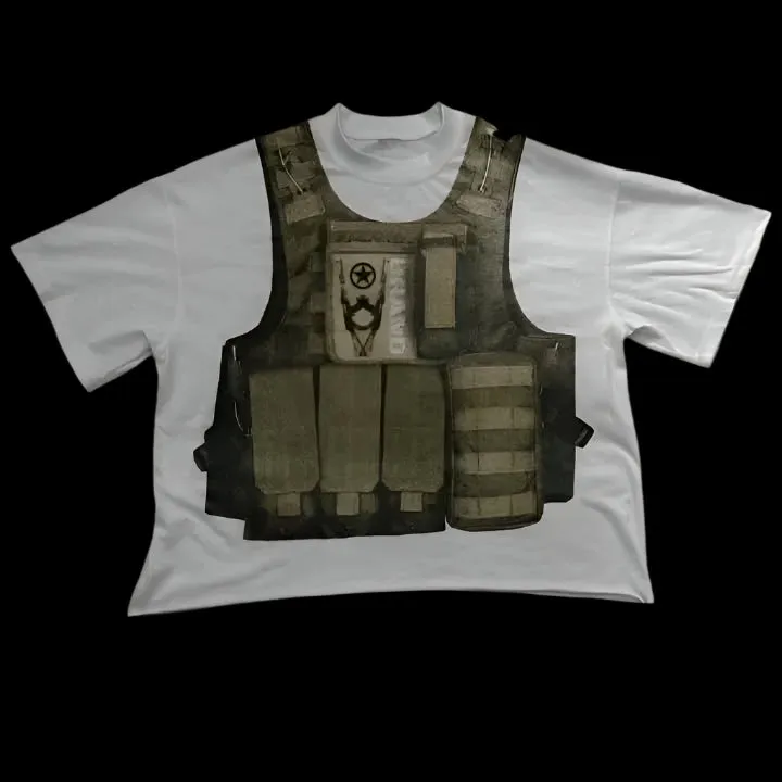 Sharp Shooter Tee - A Must-Have White Graphic T-Shirt