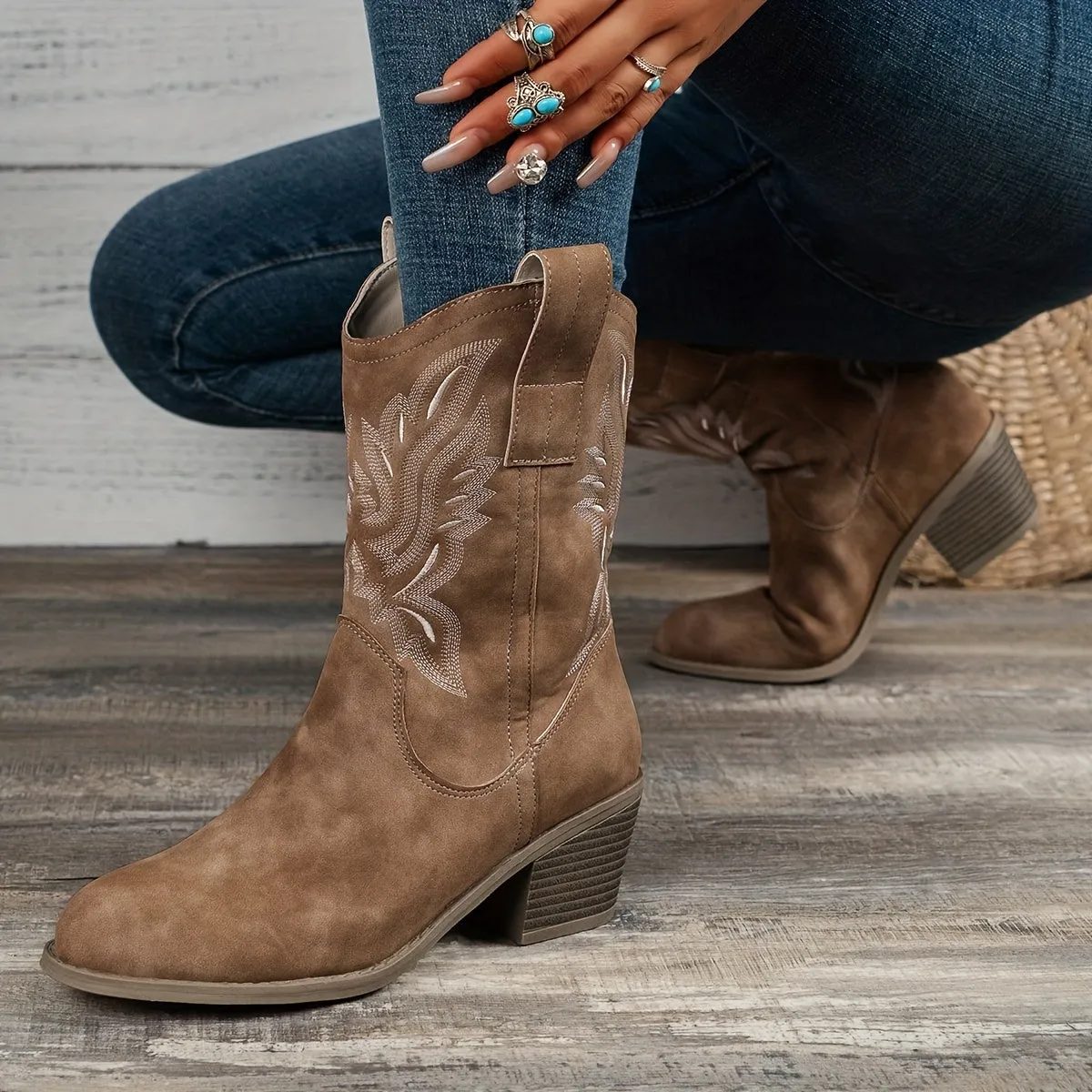 Sienna | Vintage-Inspired Cowboy Boots