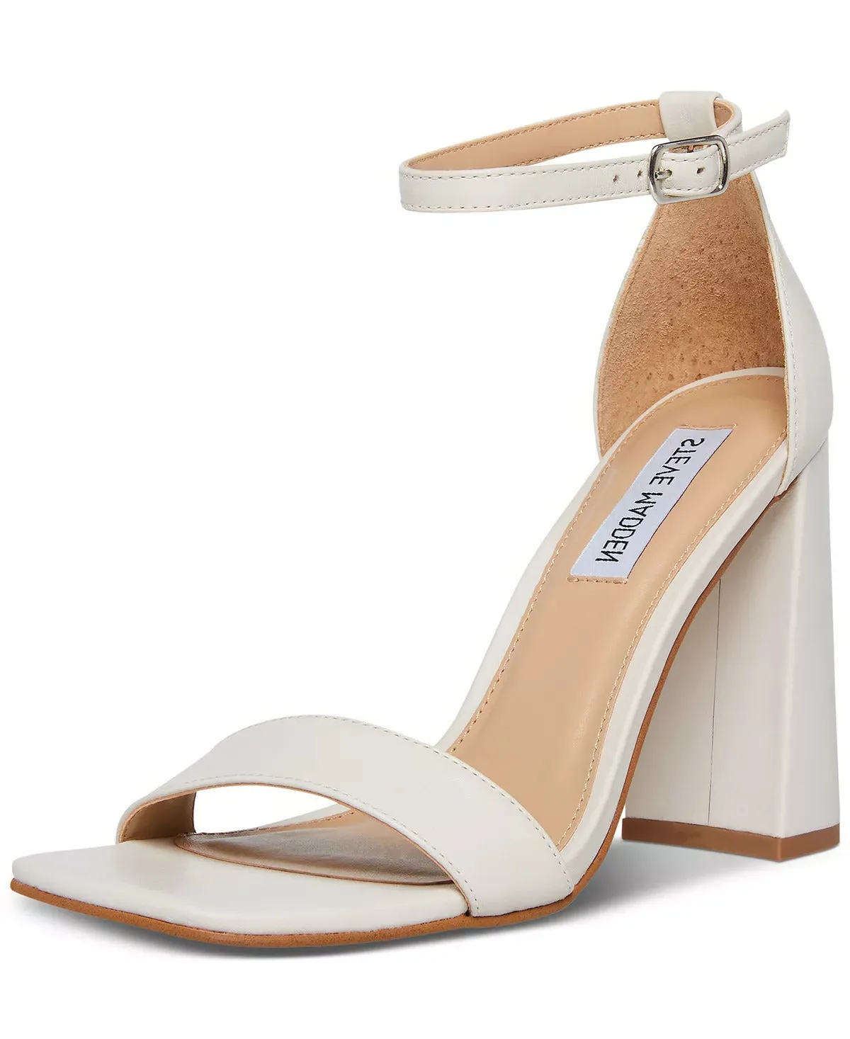 Steve Madden Tiaa Bone Leather Two-piece Dress Sandals