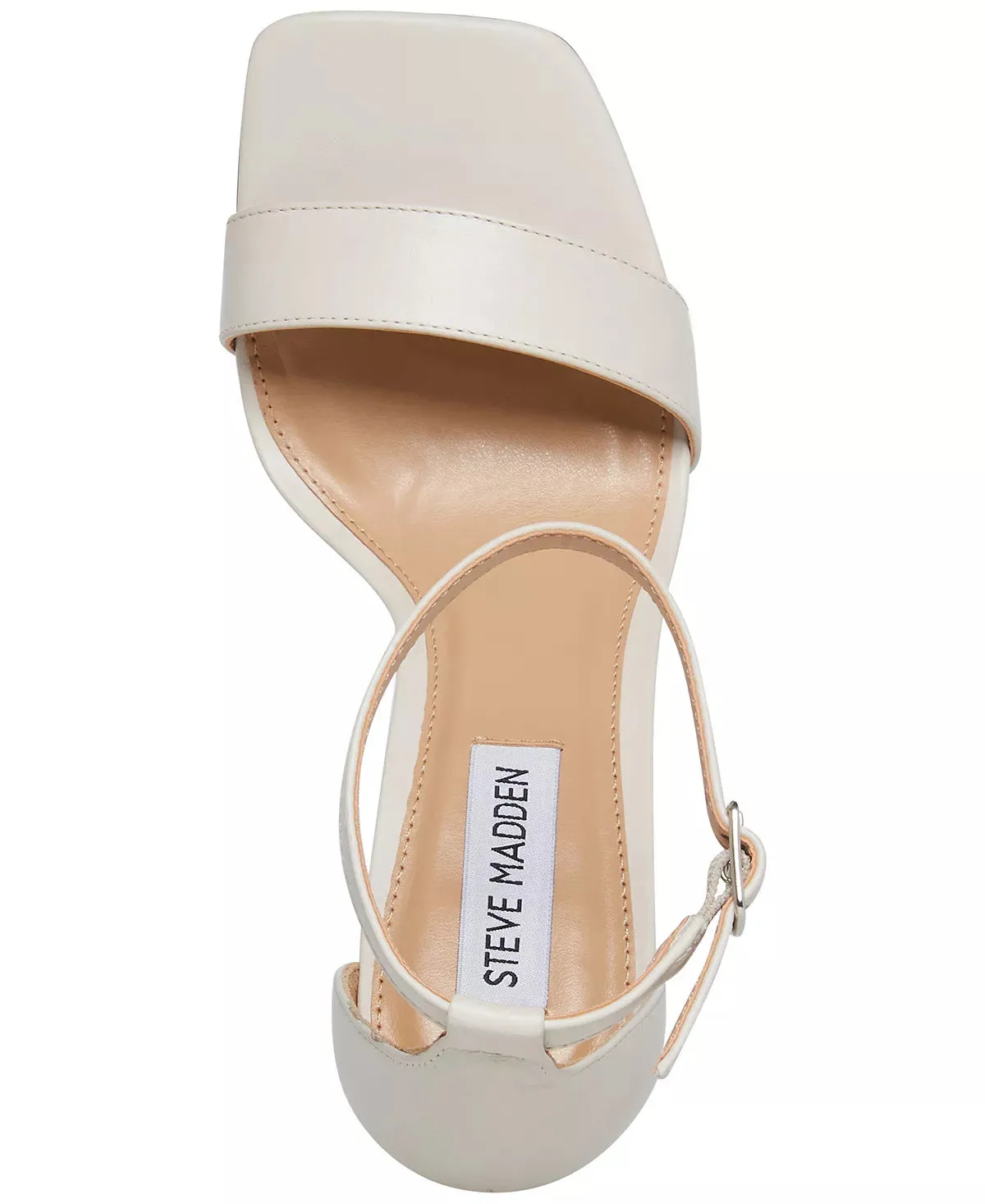 Steve Madden Tiaa Bone Leather Two-piece Dress Sandals