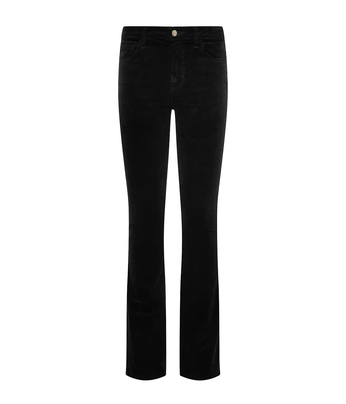 Stevie H/R Straight Pant in Black