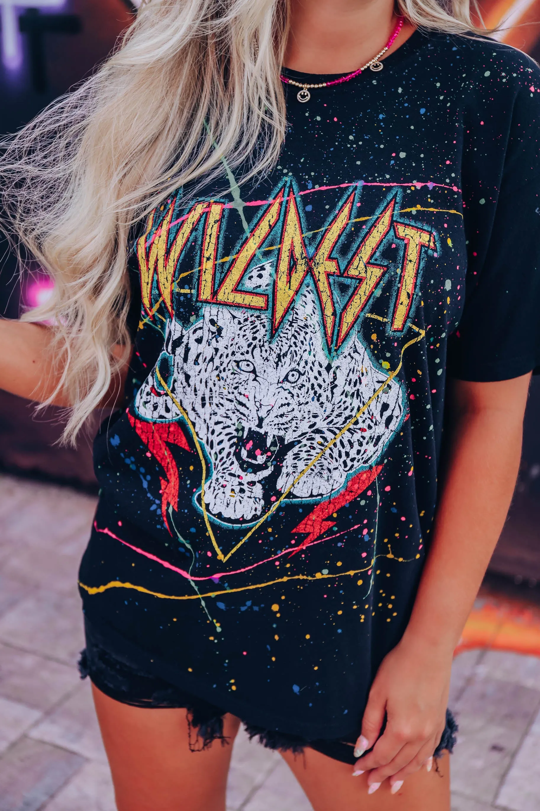 Wildest Splatter Paint Graphic Tee