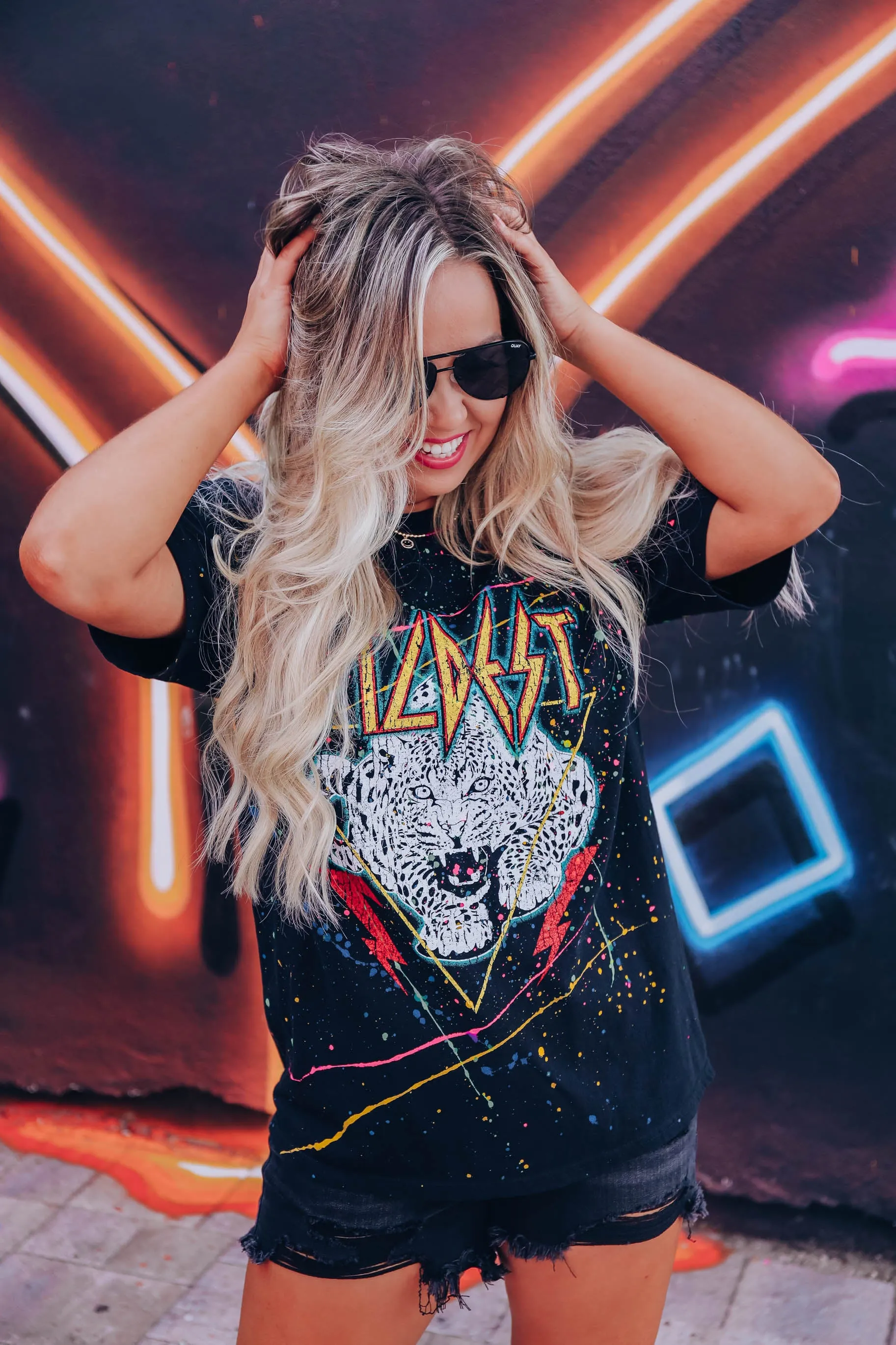 Wildest Splatter Paint Graphic Tee