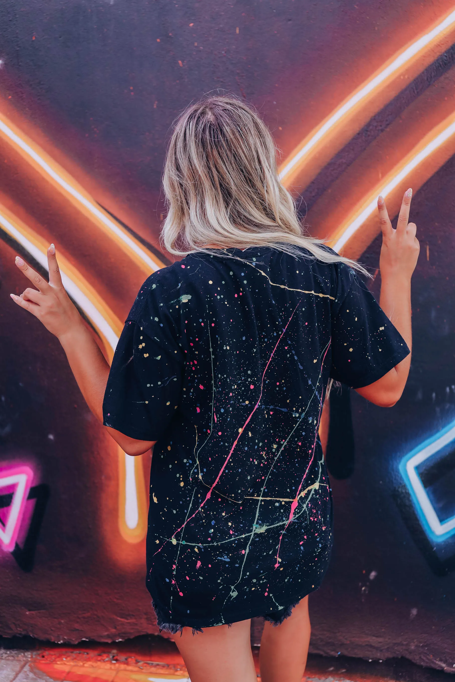 Wildest Splatter Paint Graphic Tee