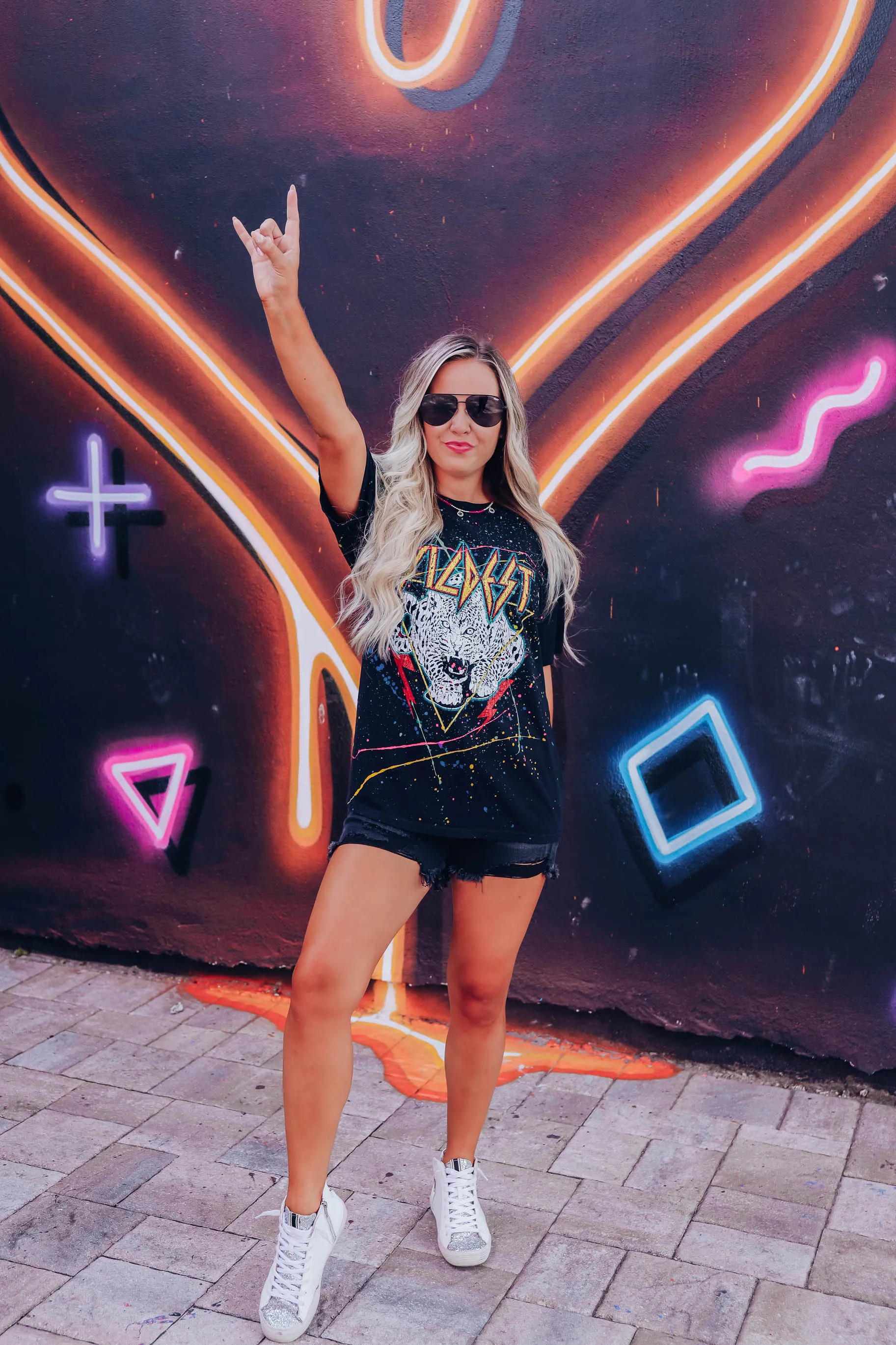 Wildest Splatter Paint Graphic Tee
