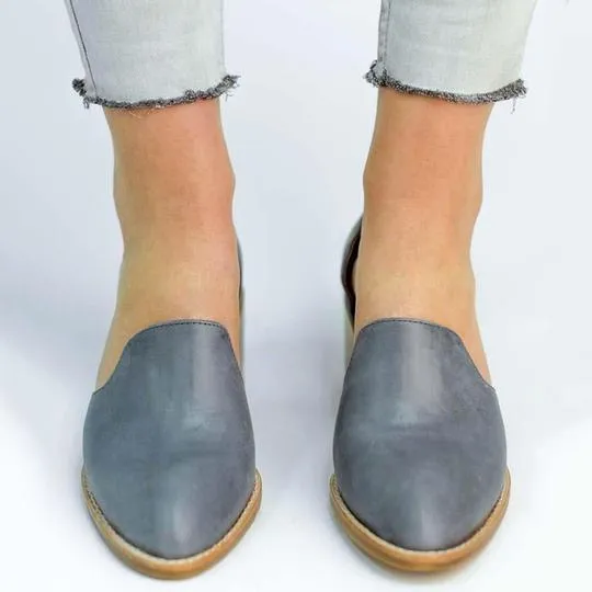 Womens Chunky Round Toe Ankle Boots