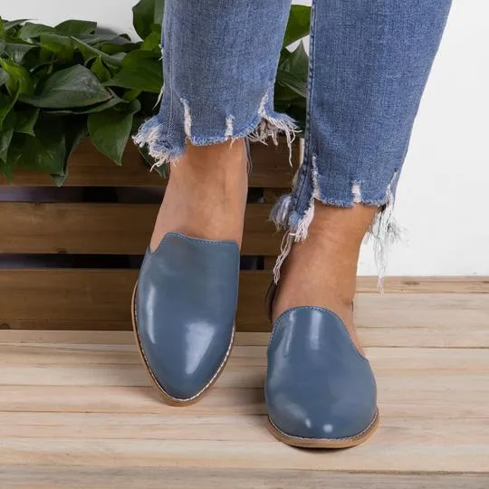 Womens Chunky Round Toe Ankle Boots