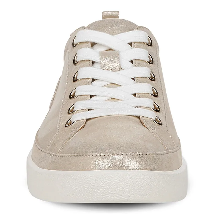 Womens Vionic Winny Lace Up Sneaker in Gold